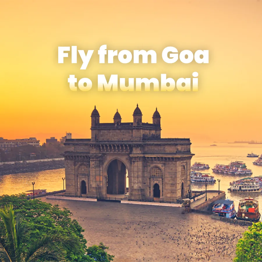 Fly Goa to Mumbai